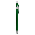 Stylus Click Pen - Green - Pad Printed